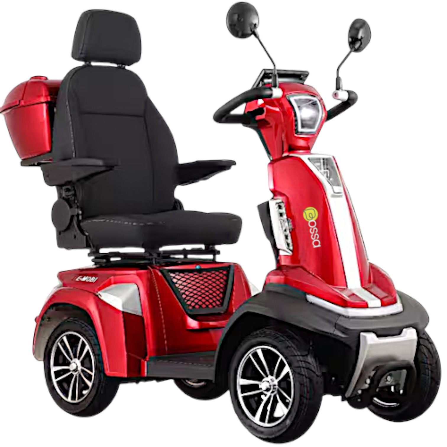 Quadriciclo Bossa E-Mobi Vermelho adaptado para PCD