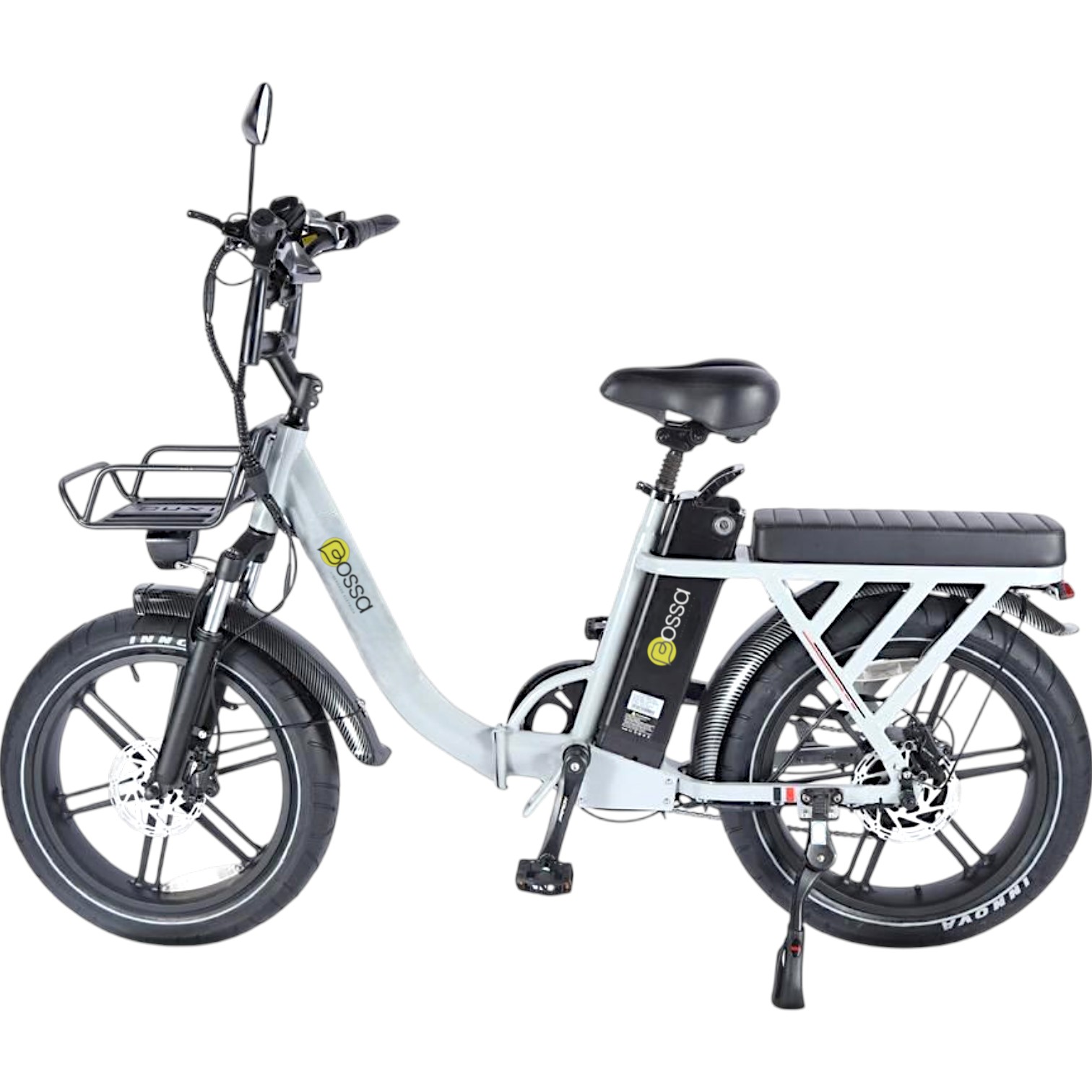 Bicicleta Dobrável Bossa E-Fold Branca