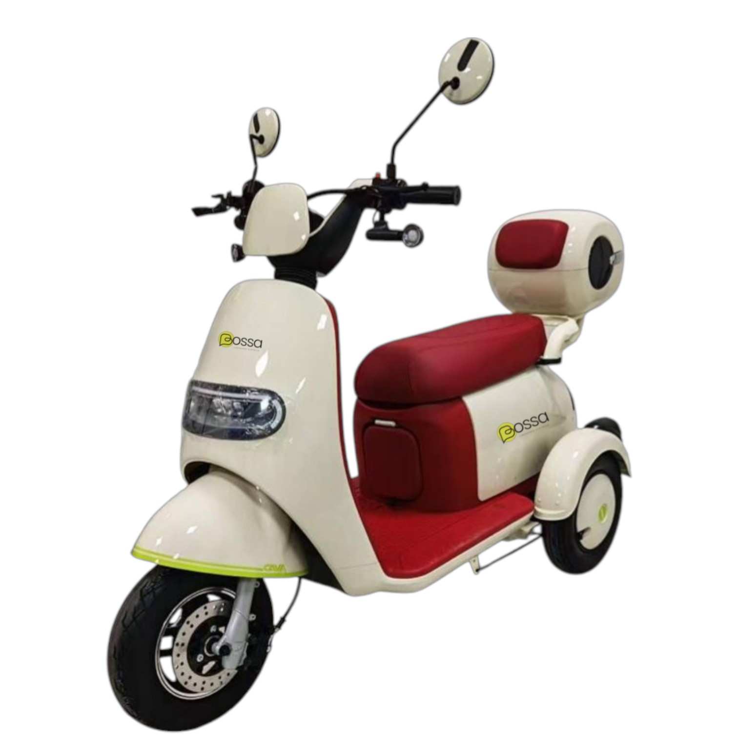 Triciclo Bossa Roxy Bordô 1000W de potência