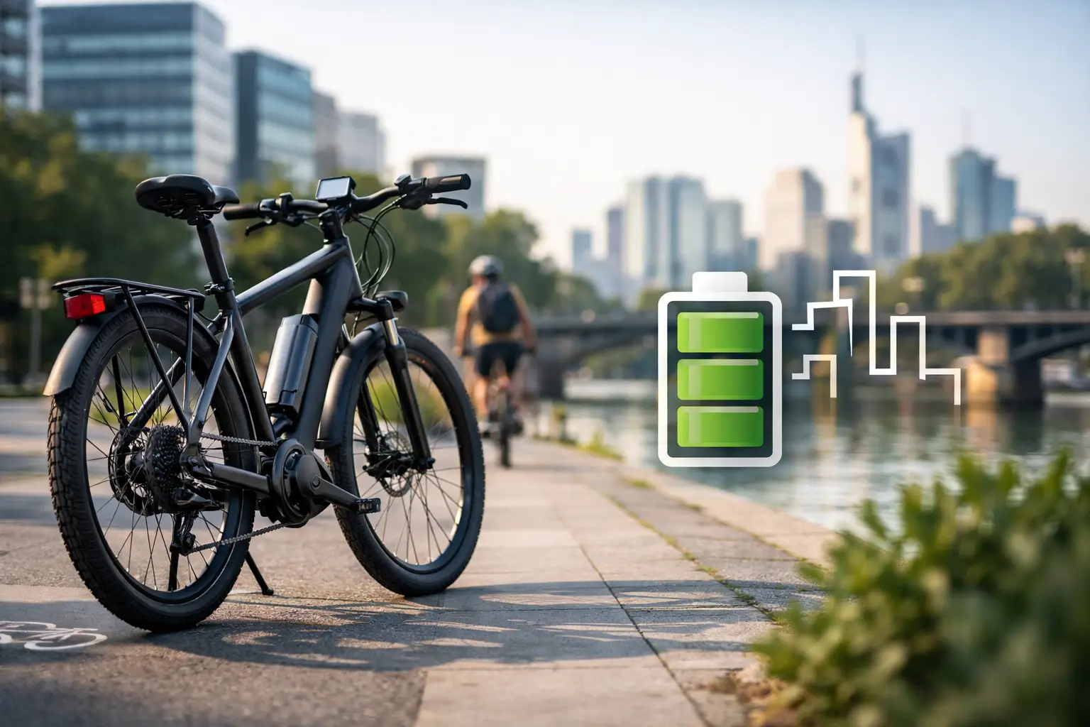 Autonomia ideal da bicicleta elétrica urbana