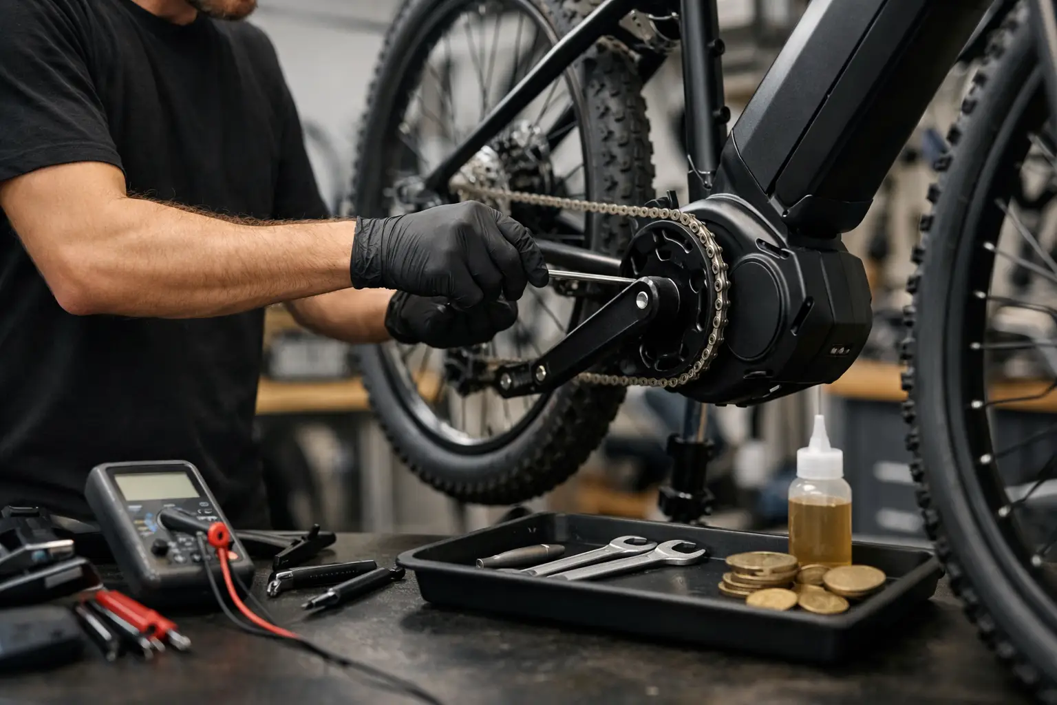 Manutenção de bicicleta elétrica: preço real
