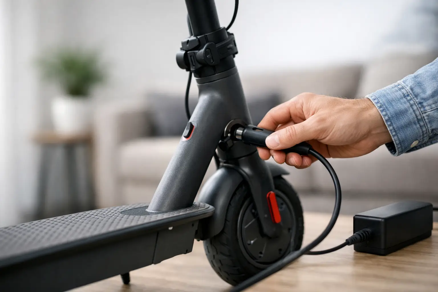 Como carregar scooter elétrica corretamente