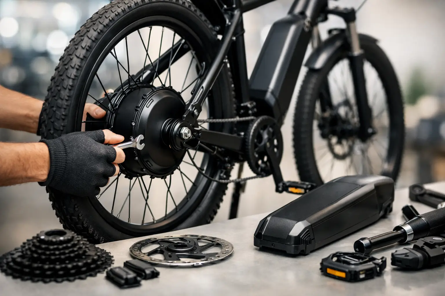 Quando trocar peças para bicicleta elétrica