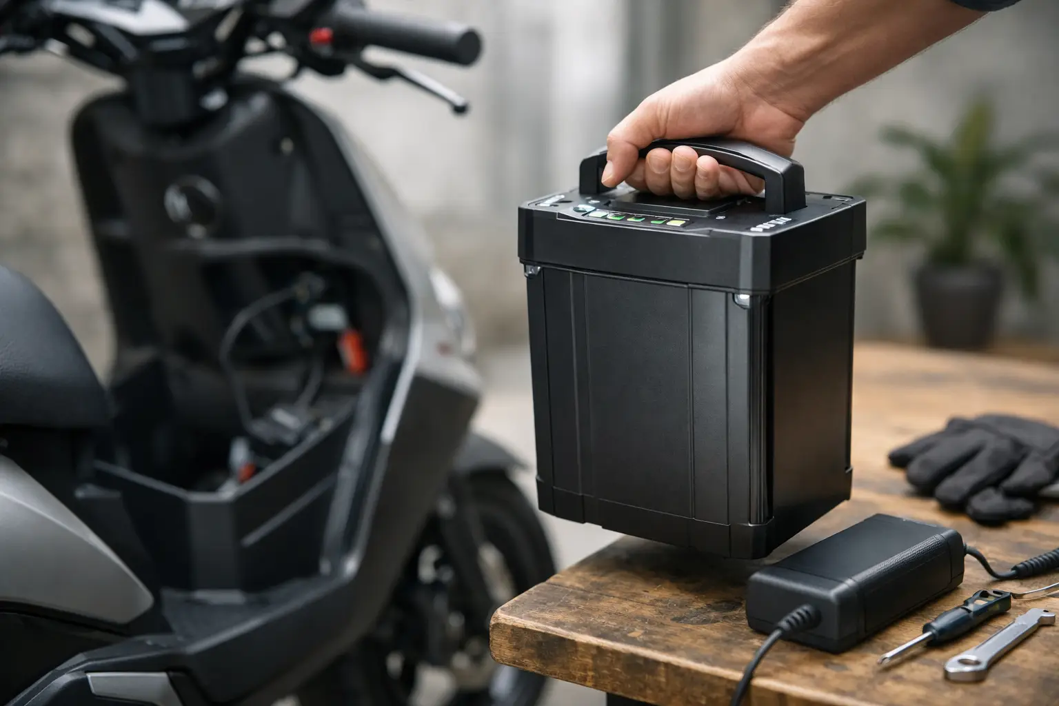 Bateria de scooter elétrica: cuidados para durar mais
