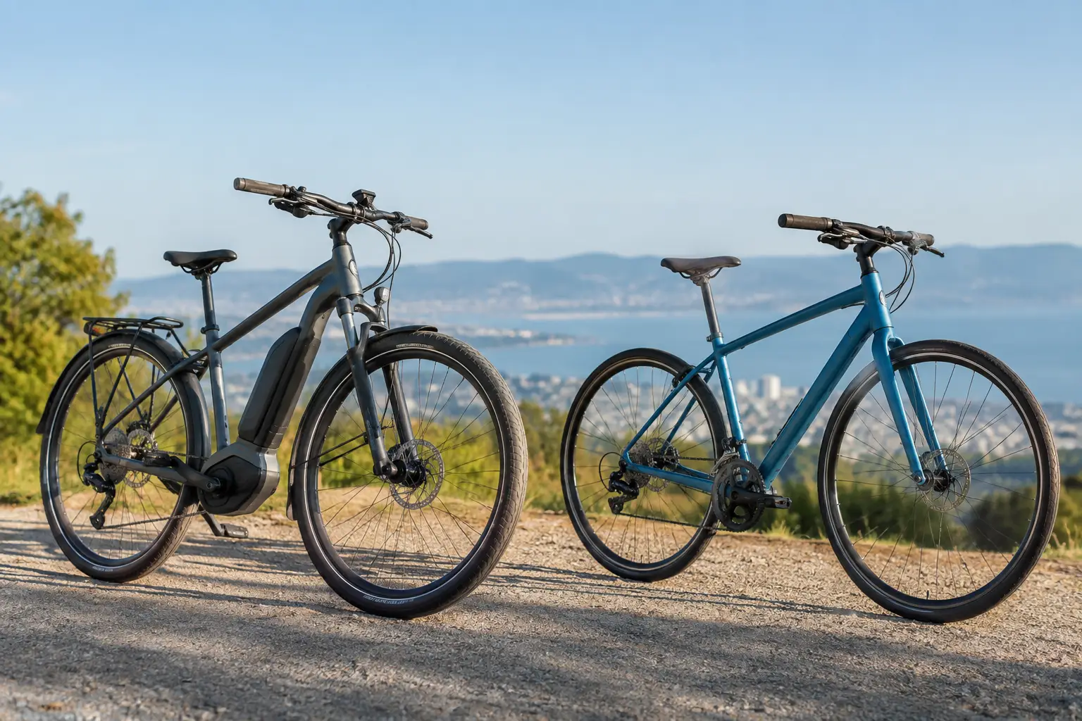 Bicicleta elétrica versus bicicleta convencional