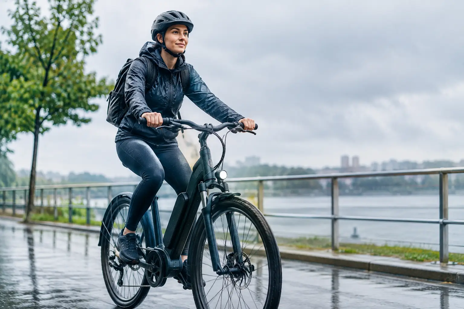 Bike elétrica molha? Cuidados para pedalar na chuva
